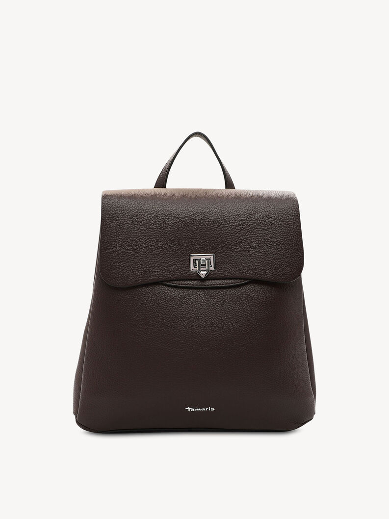 Backpack - brown, brown, hi-res