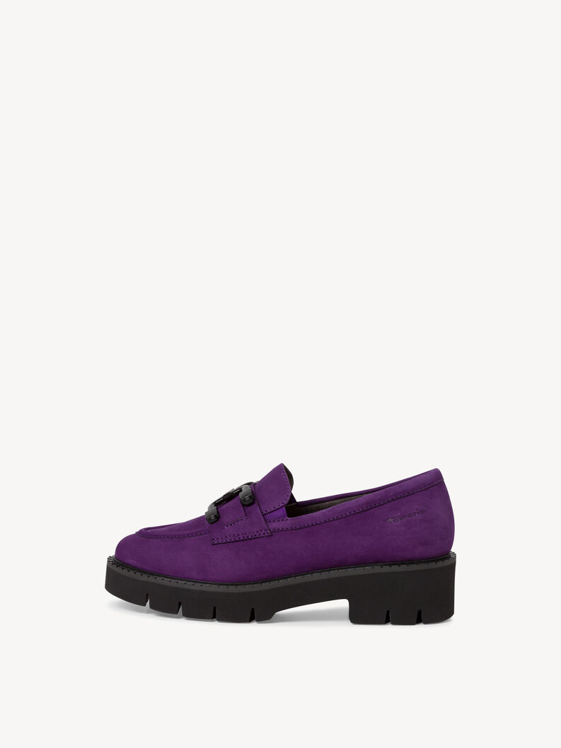 Leather Slipper - purple, PURPLE, hi-res