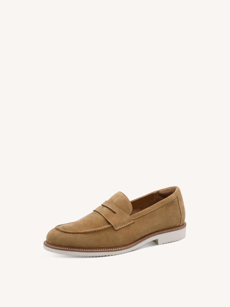Leather Slipper - brown, TAN, hi-res
