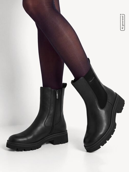 Stivaletti Chelsea, BLACK, hi-res