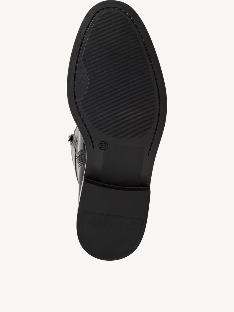 Lederstiefel - schwarz, BLACK, hi-res