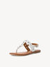 Leather Sandal - white, WHITE/SILVER, hi-res