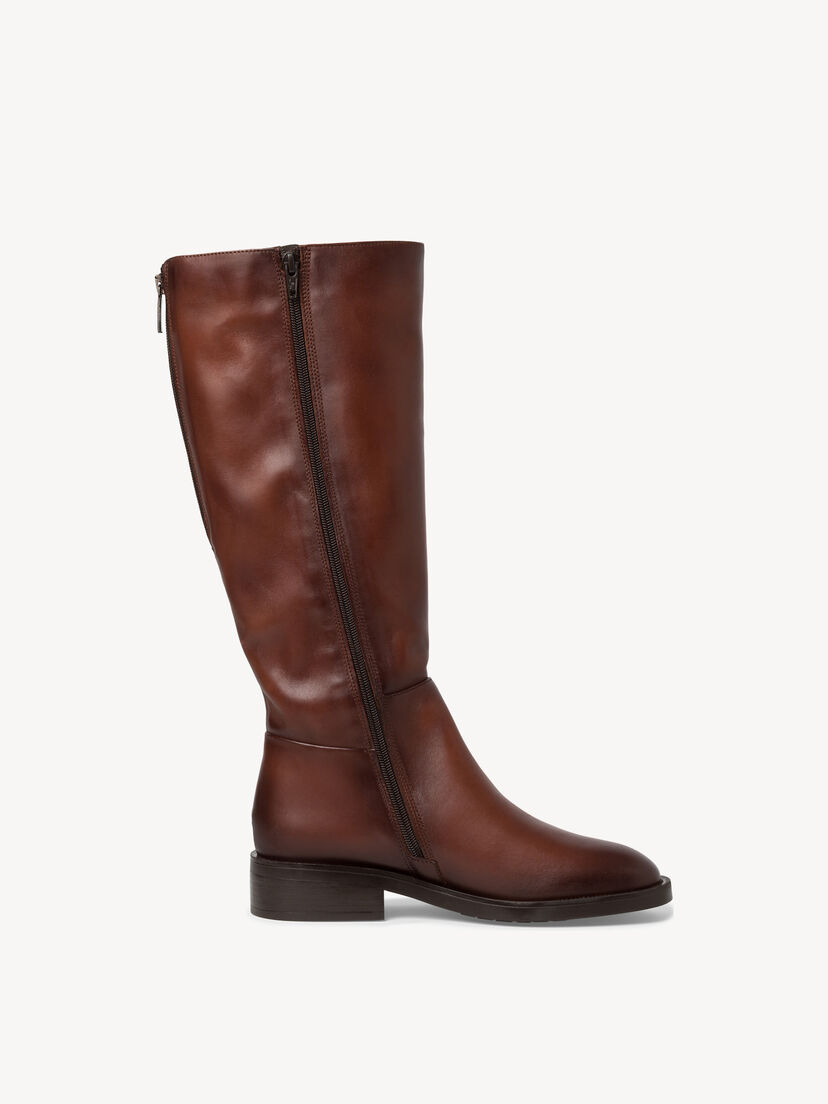 Leren Laarzen - bruin, cognac, hi-res