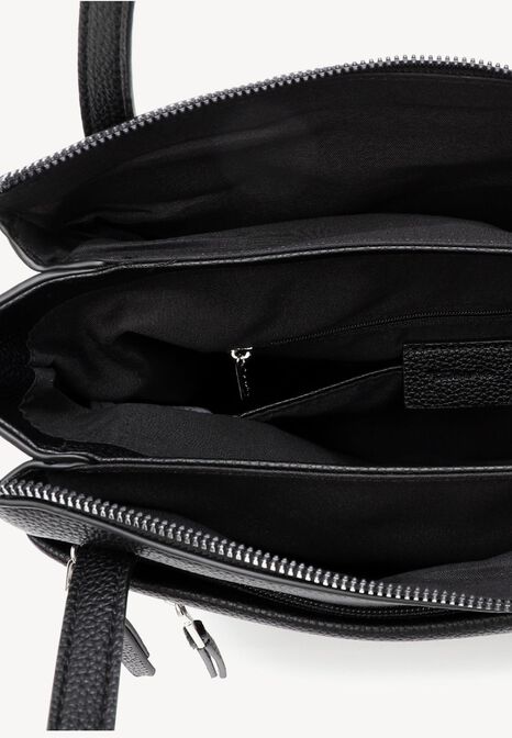 Shopping bag, black, hi-res