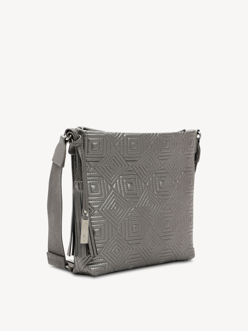 Borsa a tracolla - argento, darksilver, hi-res