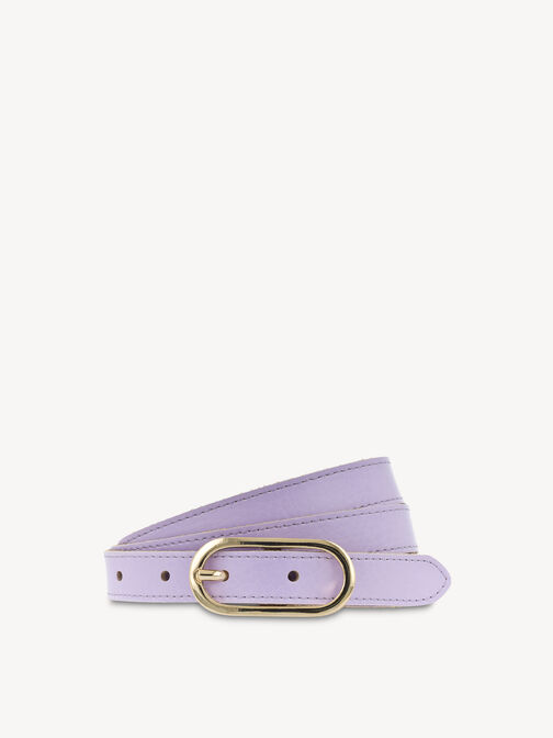 Leather belt, pastell lavendel, hi-res