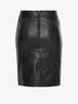 Leather skirt - black, black, hi-res