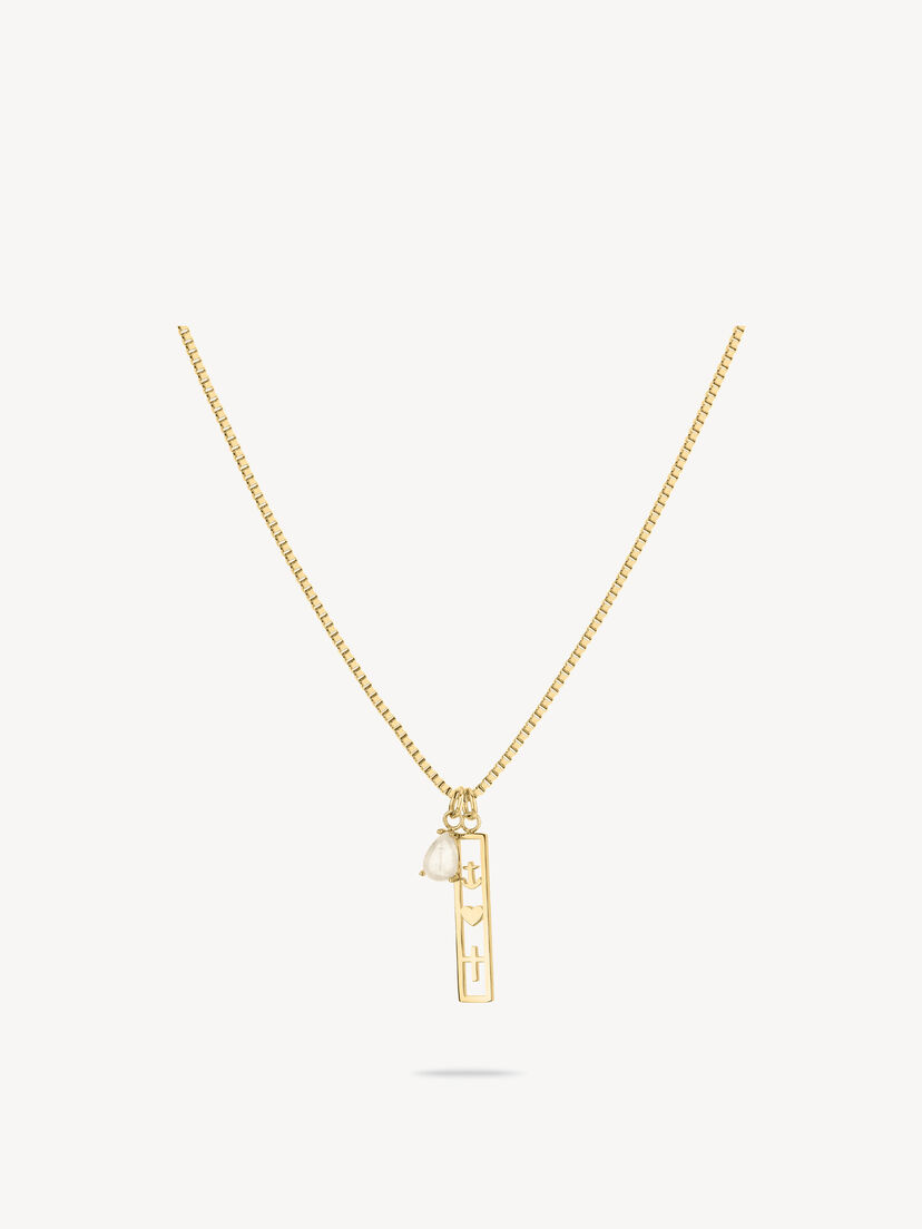 Halskettinge - goud, goud, hi-res