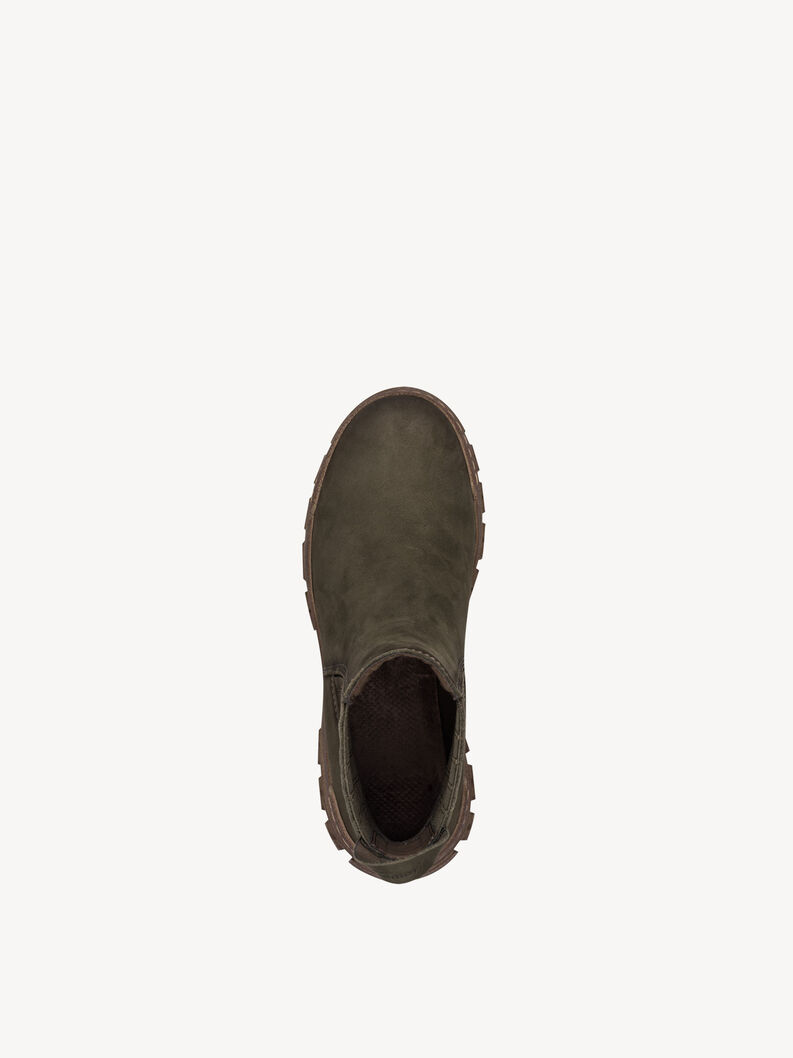 Leder Chelsea Boot - gr&uuml;n, OLIVE, hi-res