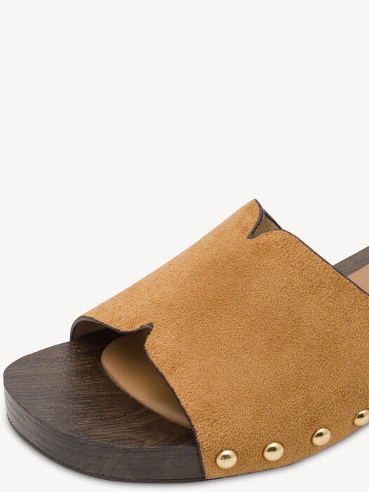 Slipper, cognac, hi-res