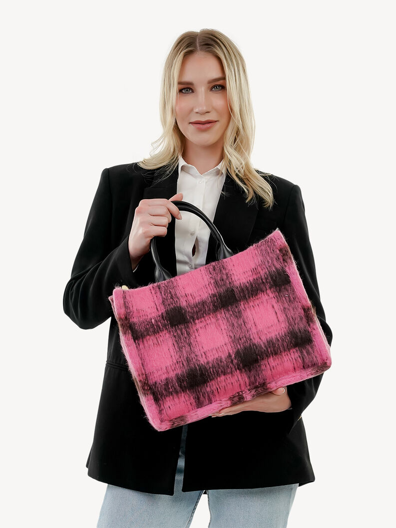 Sac cabas - rose fuchsia, rose fuchsia, hi-res