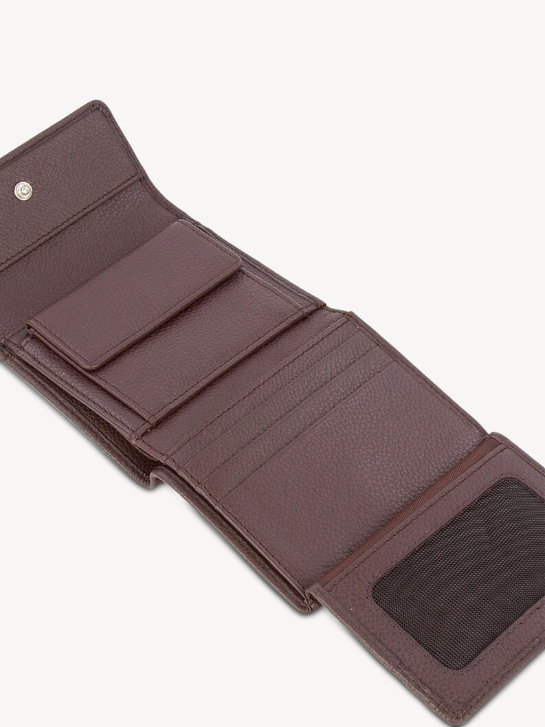Leather Wallet - brown, brown, hi-res