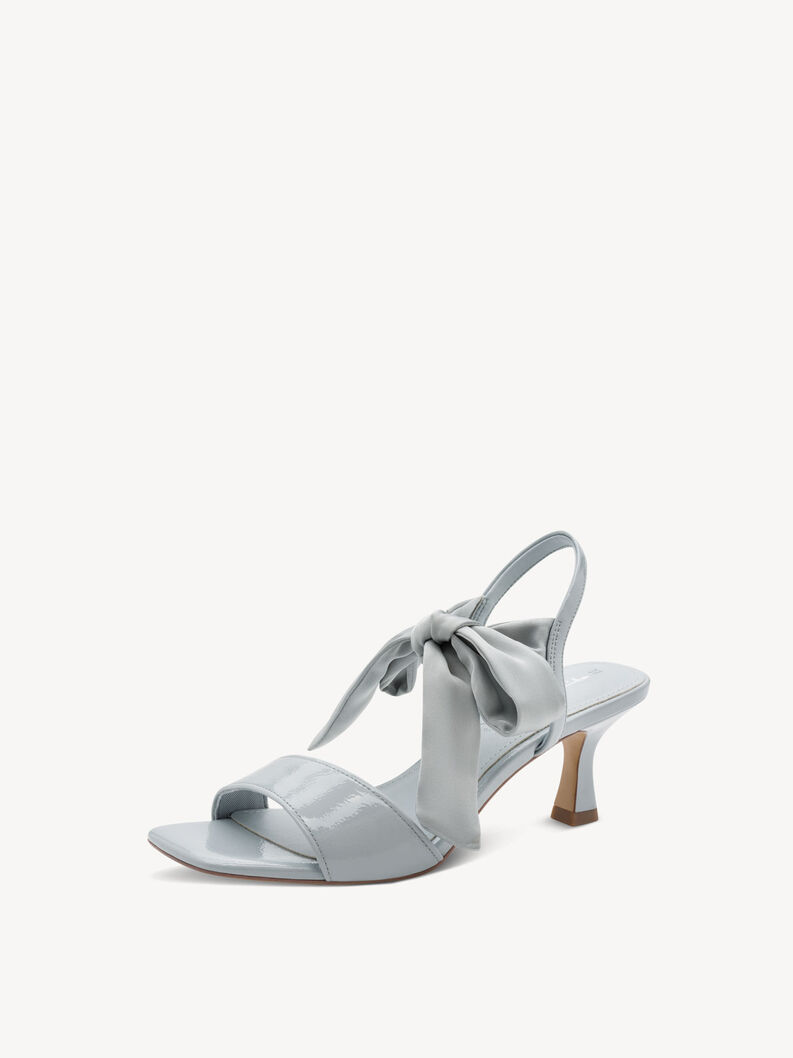 Sandale &agrave; talon - bleu, LIGHT BLUE, hi-res