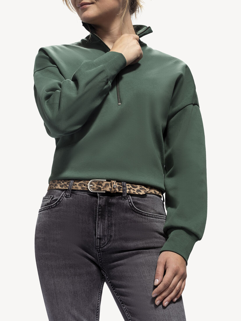 Leren riem, Taupe-Dunkelbraun, hi-res