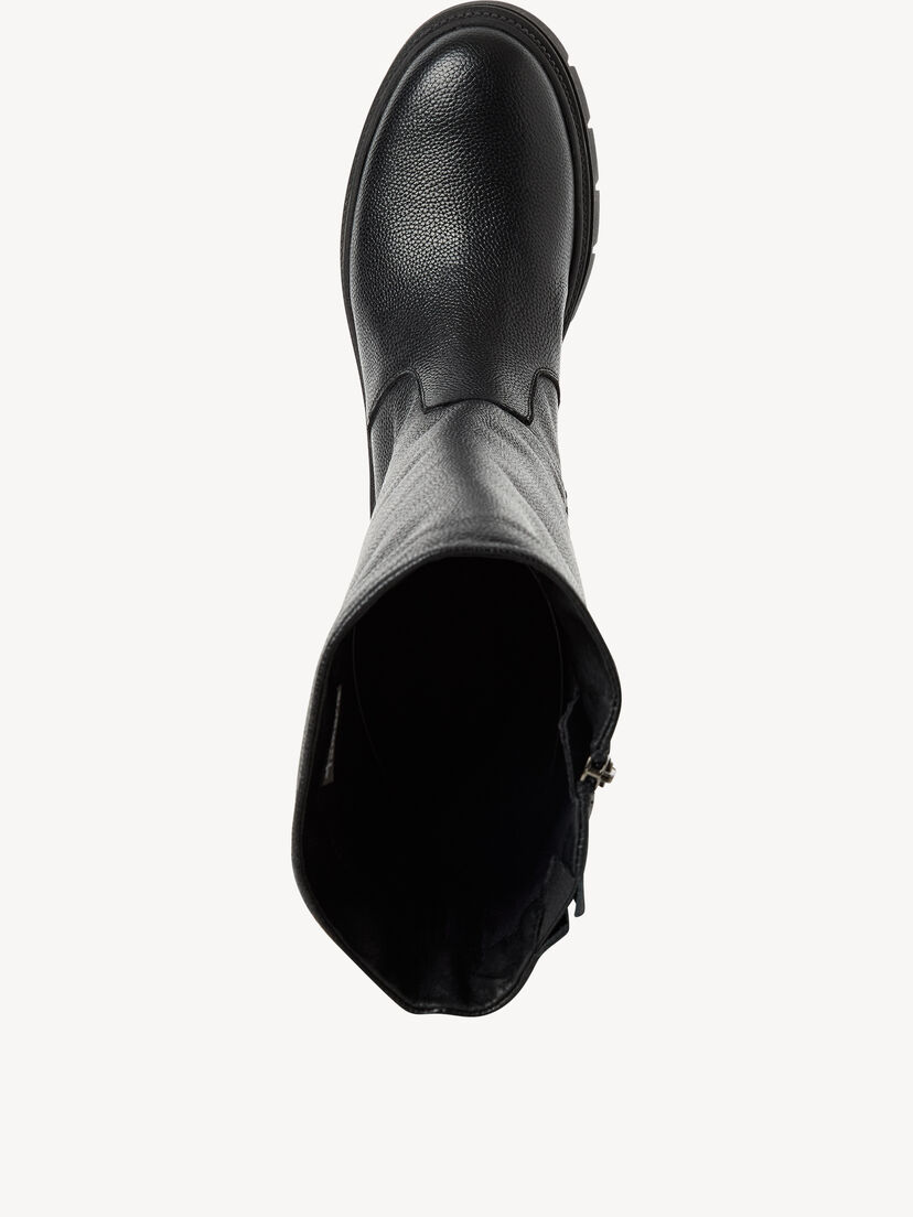 Leren Laarzen - zwart, BLACK LEATHER, hi-res