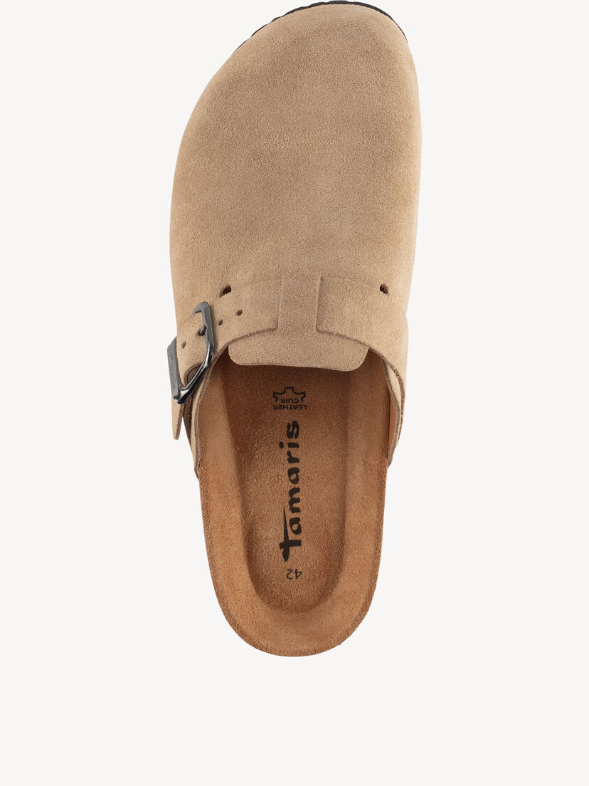 Leren Slipper - beige, SAND, hi-res