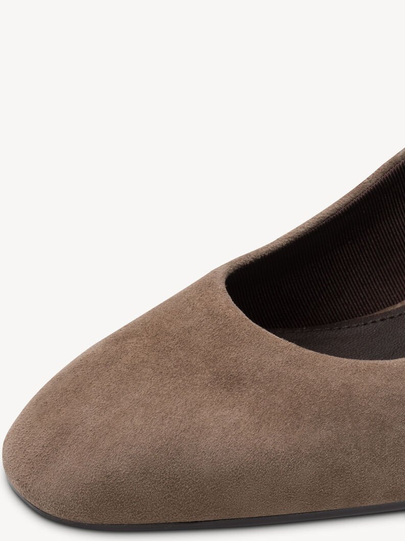 Kožen&eacute; Lodičky - hněd&aacute;, TAUPE SUEDE, hi-res