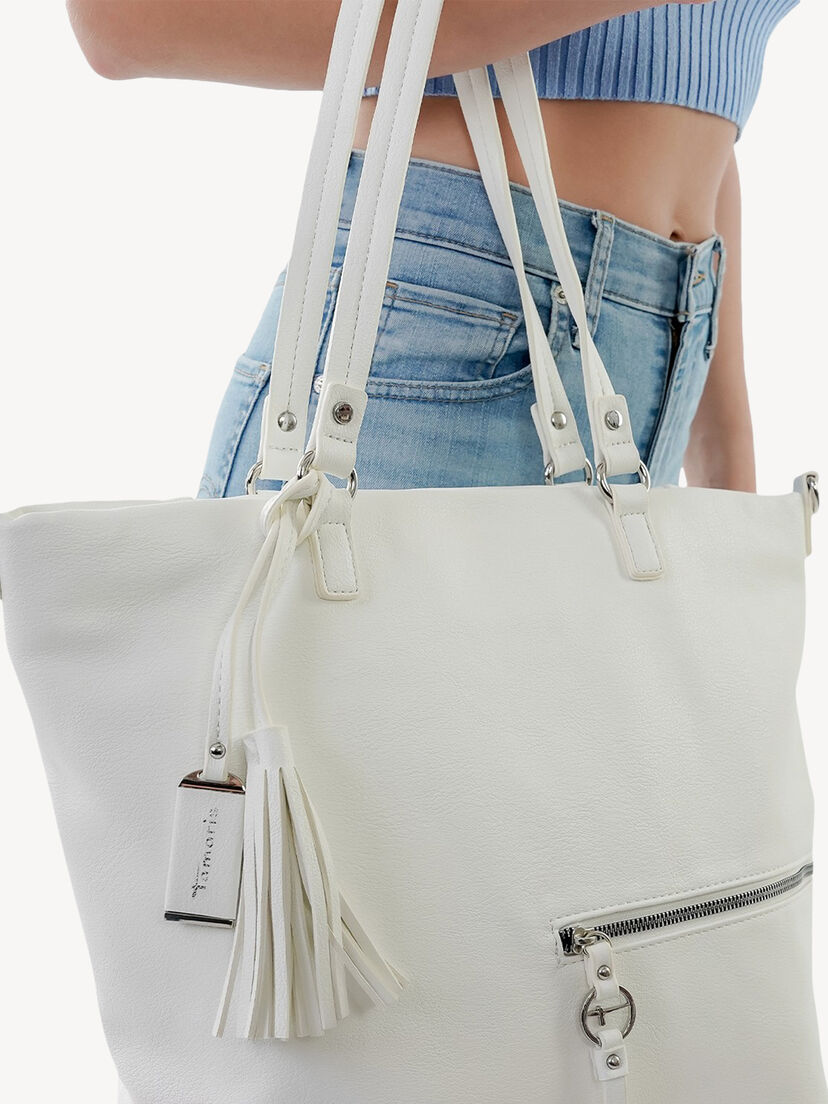 Shopper - wit, white, hi-res
