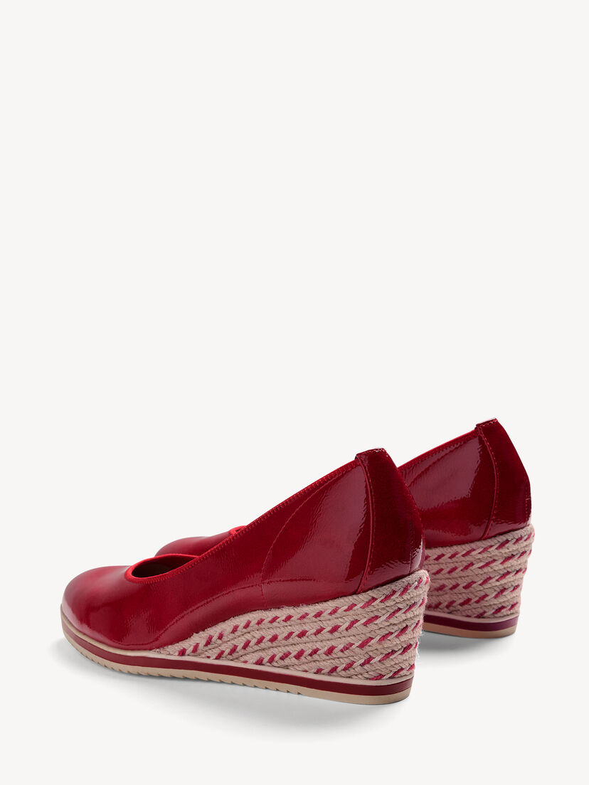 Sleehakpumps - rood, RED, hi-res