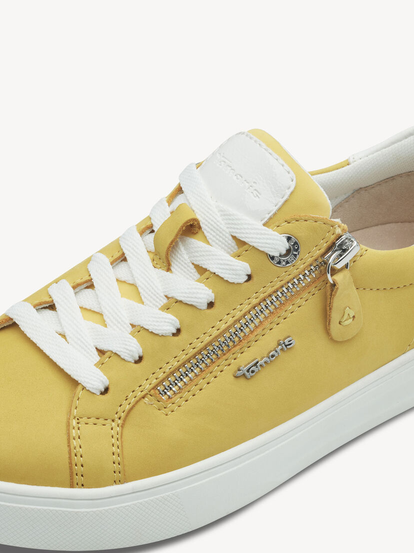 Sneaker, YELLOW NUBUC, hi-res