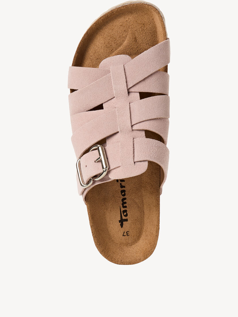 Leren Slipper - roze, LIGHT ROSE, hi-res