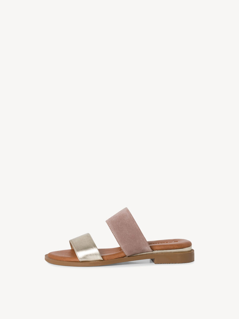 Leather Mule - beige, TAUPE COMB, hi-res
