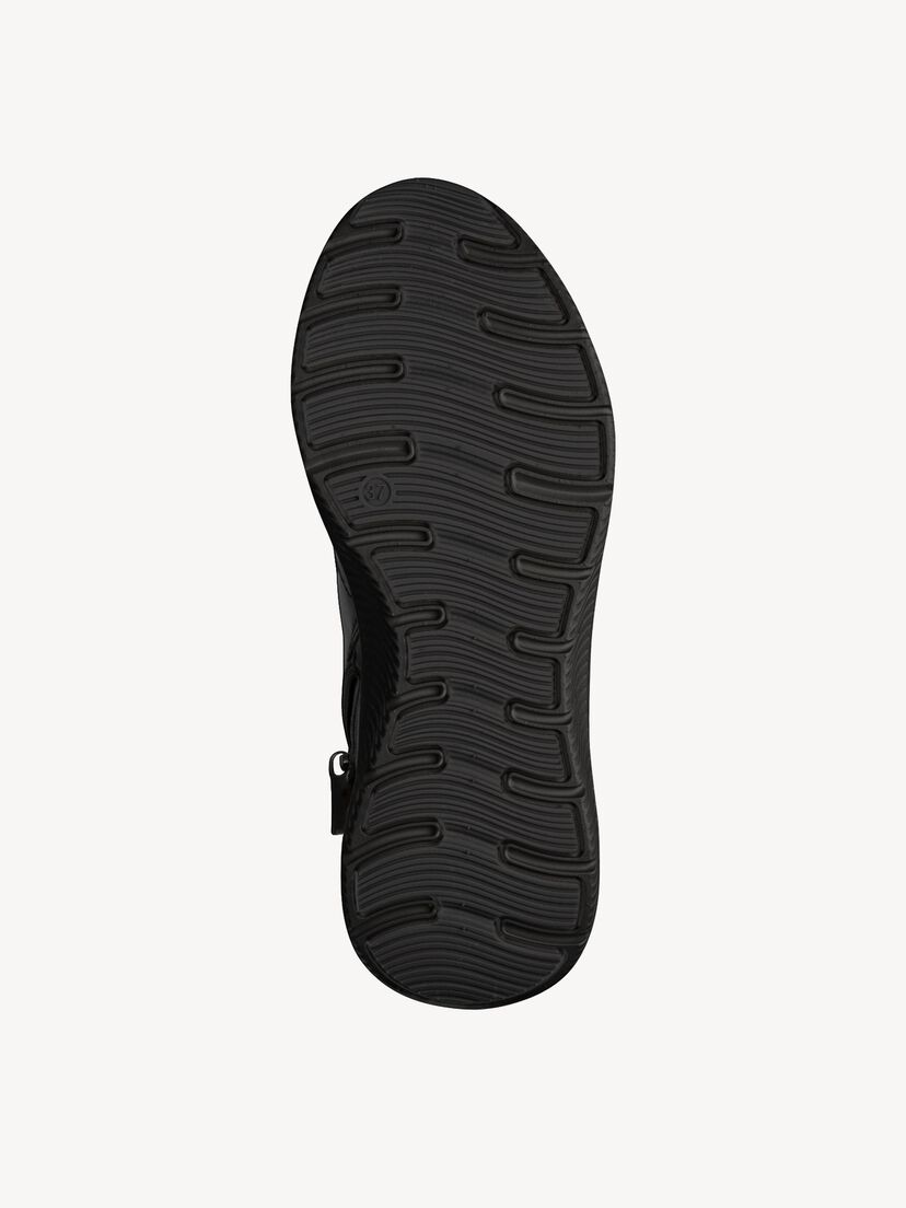Enkellaarsje - zwart, BLACK, hi-res