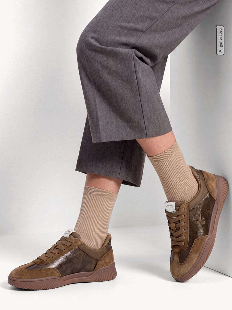 Sneaker, CAMEL PATENT, hi-res