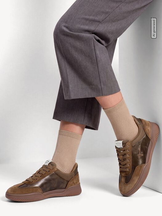 Sneaker, CAMEL PATENT, hi-res