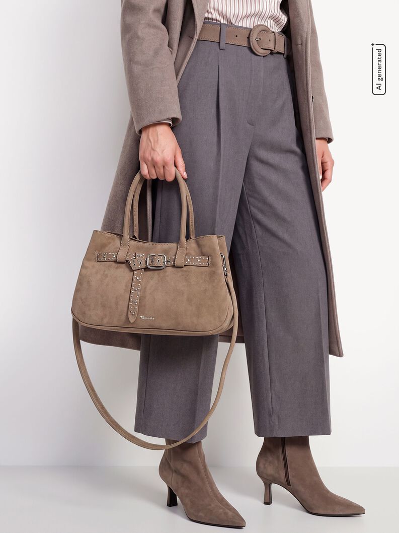 Shopping bag, darktaupe, hi-res
