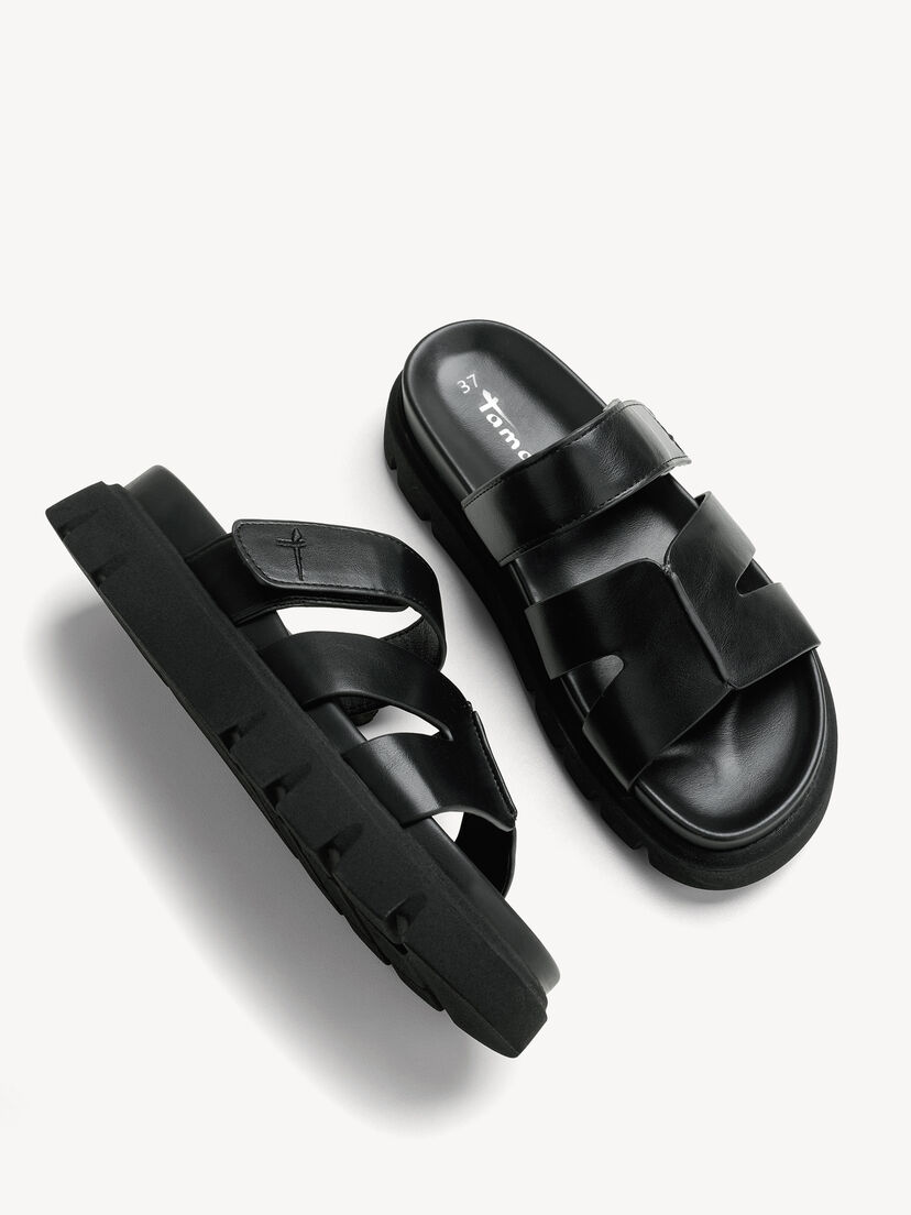 Slipper, BLACK, hi-res