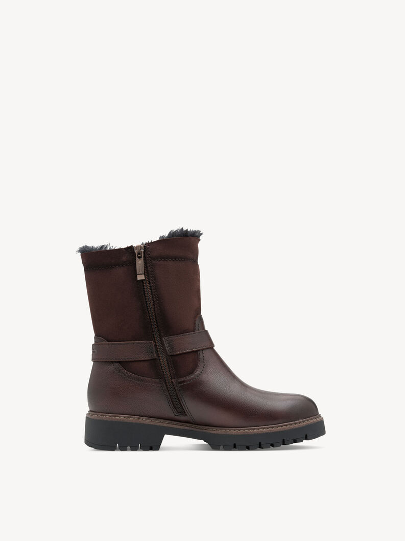 Stiefelette - braun Warmfutter, MOCCA, hi-res