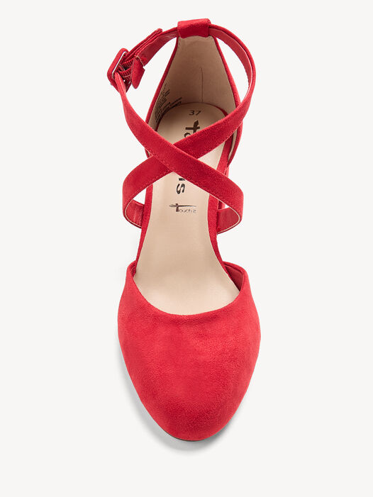 Pumps, RED, hi-res