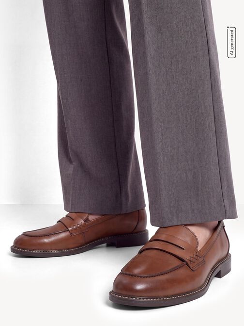 hjemmesko, COGNAC LEATHER, hi-res
