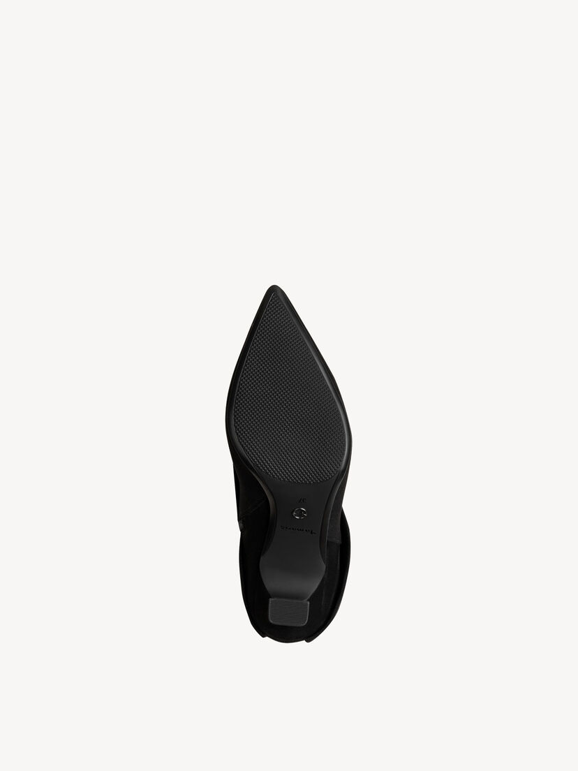 Enkellaarsje - zwart, BLACK, hi-res