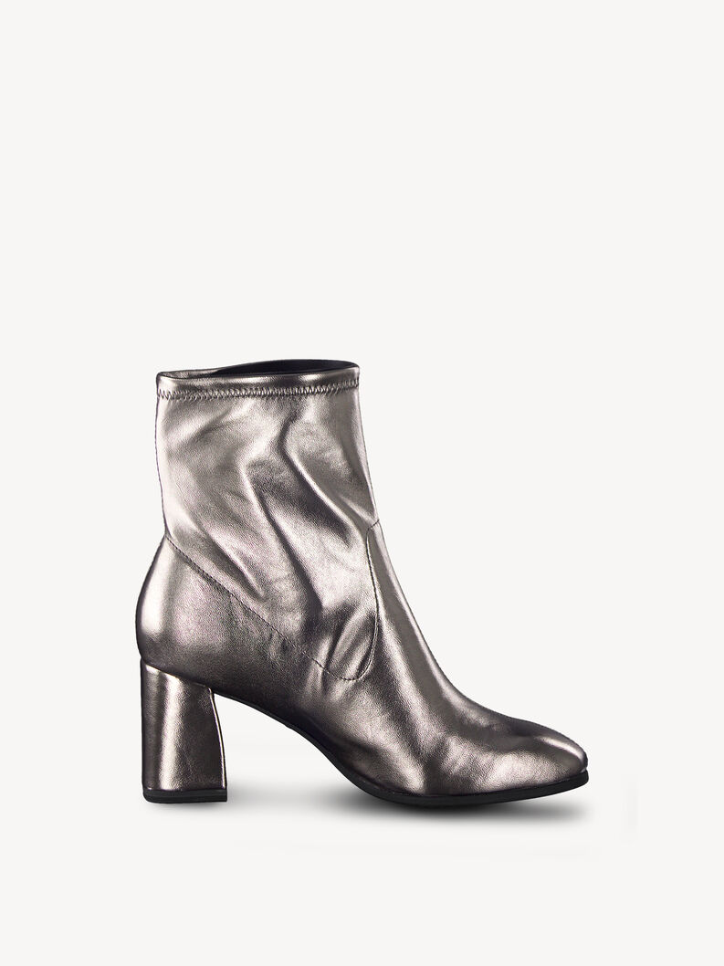 Bootie - metallic, PLATINUM, hi-res