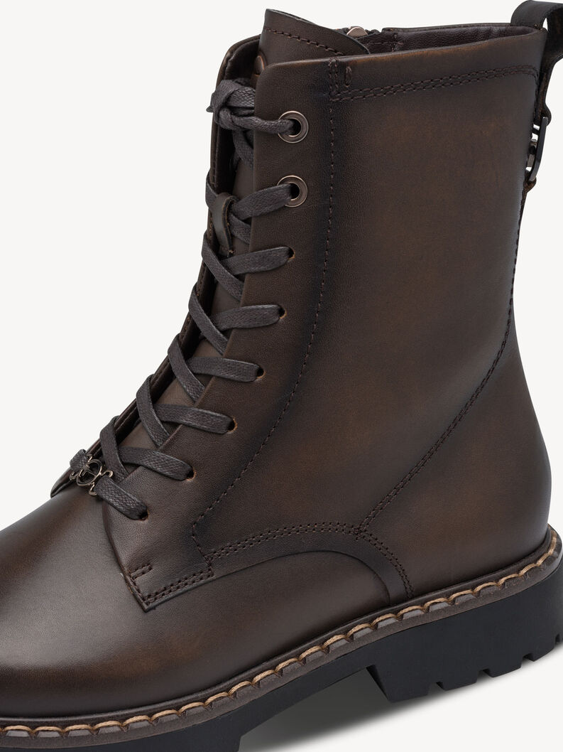 Bottine en cuir - marron, 304, hi-res