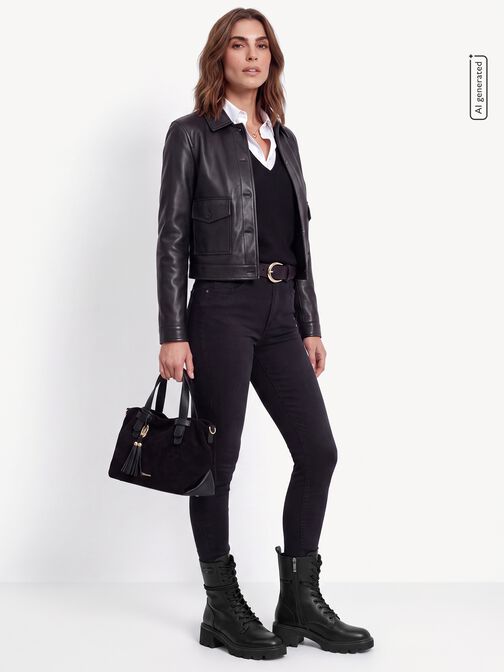 Bootie, BLACK, hi-res