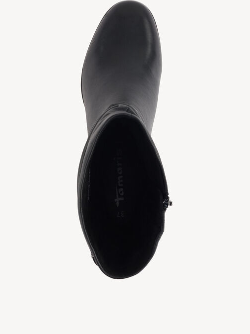 Stiefelette, BLACK LEATHER, hi-res