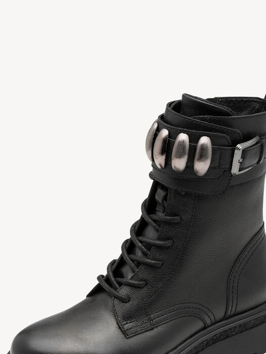 Enkellaarsje, BLACK LEATHER, hi-res