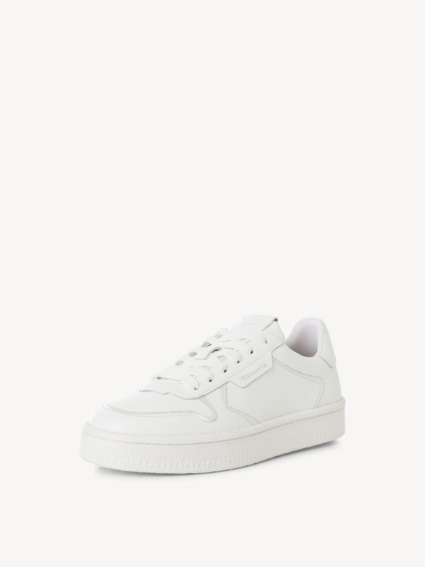 Leren Sneaker - wit, WHITE LEATHER, hi-res