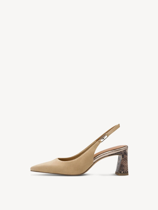 Slingpumps, TAN COMB, hi-res