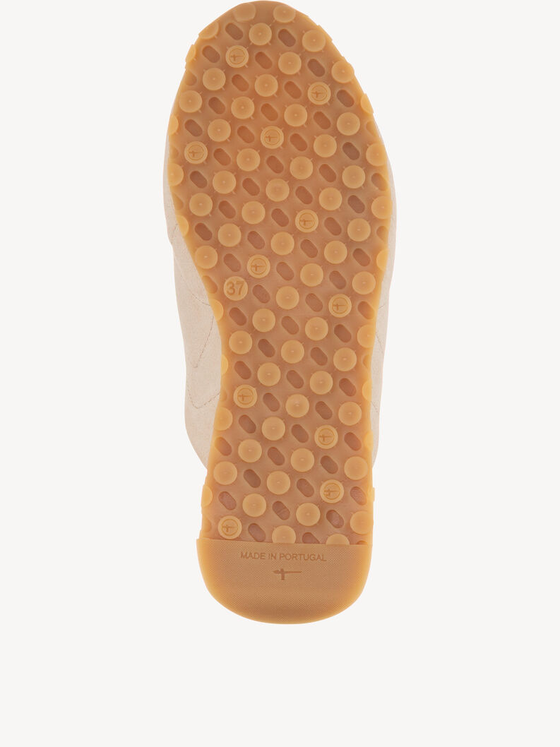 Leather Heeled sandal - brown, ANTELOPE, hi-res