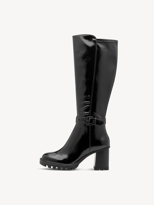 Stiefel, BLACK PATENT, hi-res