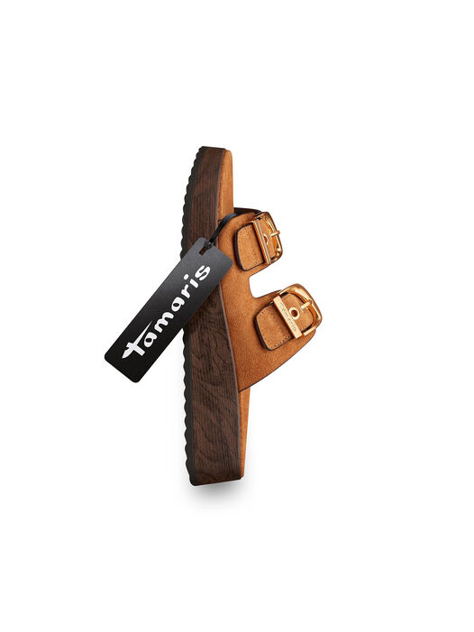 Slipper, cognac, hi-res