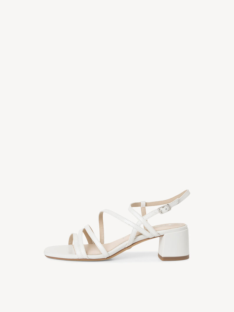 Sandalette - hvid, WHITE, hi-res