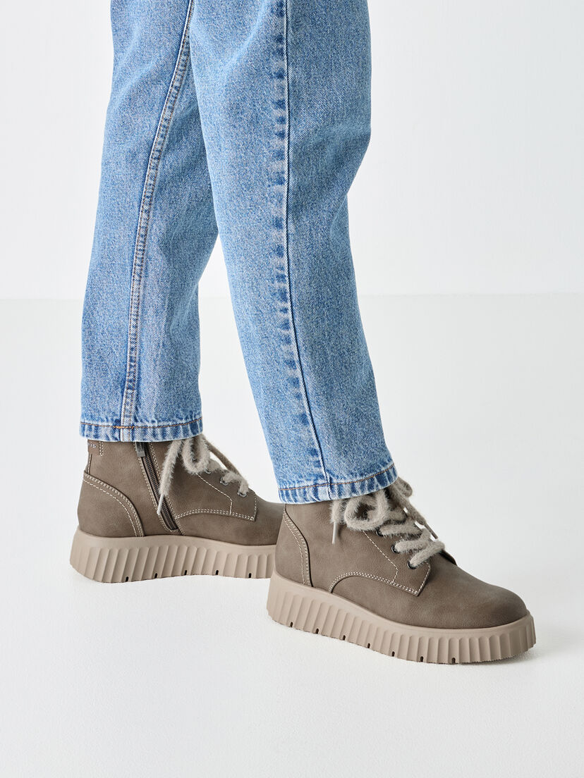 Enkellaarsje - beige, TAUPE, hi-res