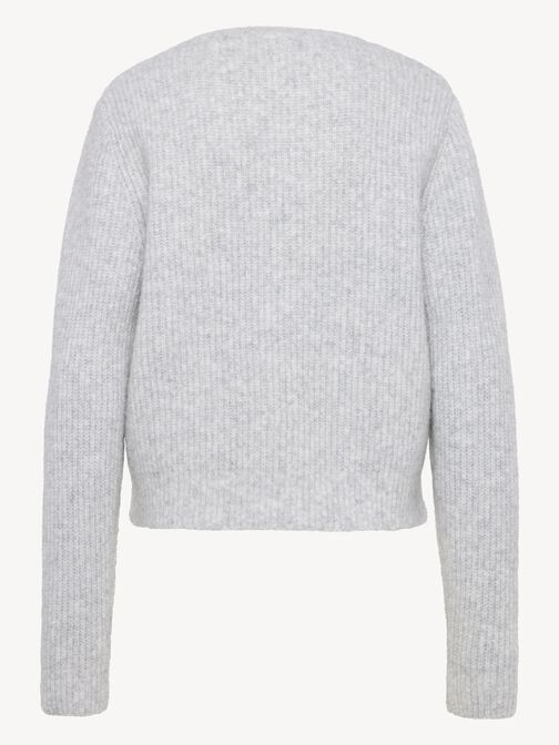 Cardigan, Light Grey Melange, hi-res