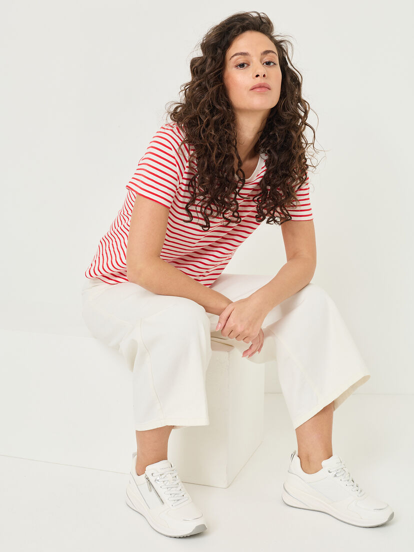 Sneaker - wit, WHITE/SILVER, hi-res