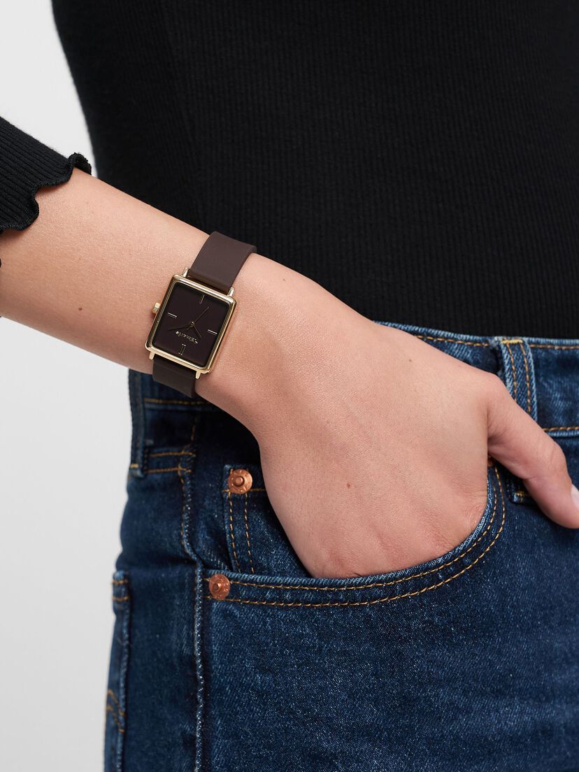 Horloge, gold-glossy  black, hi-res